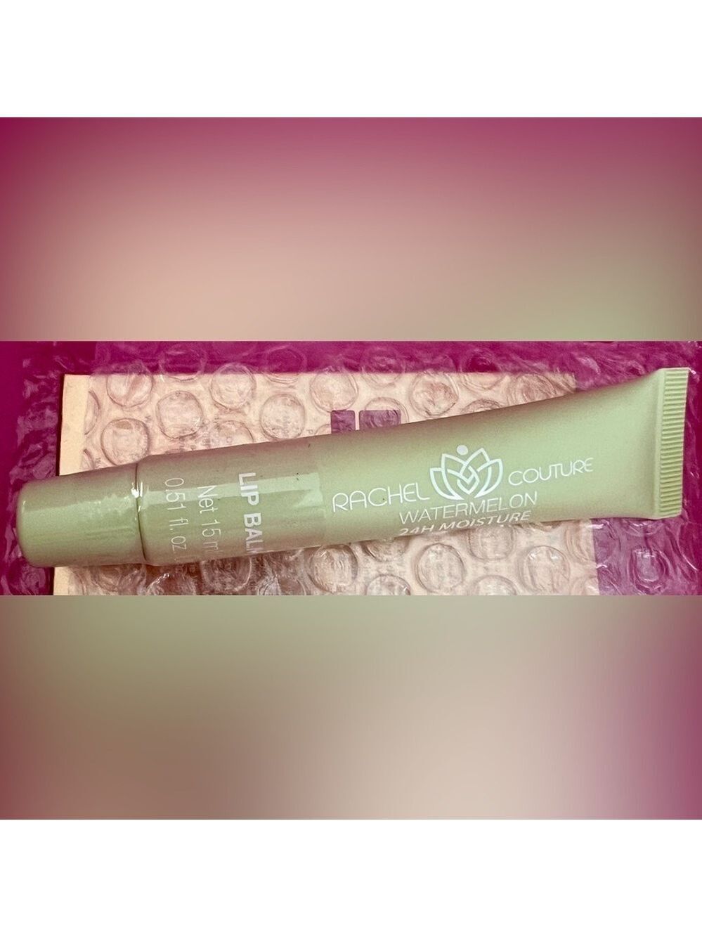 New/Sealed Rachel Couture Watermelon 24H Moisture Lip Balm
